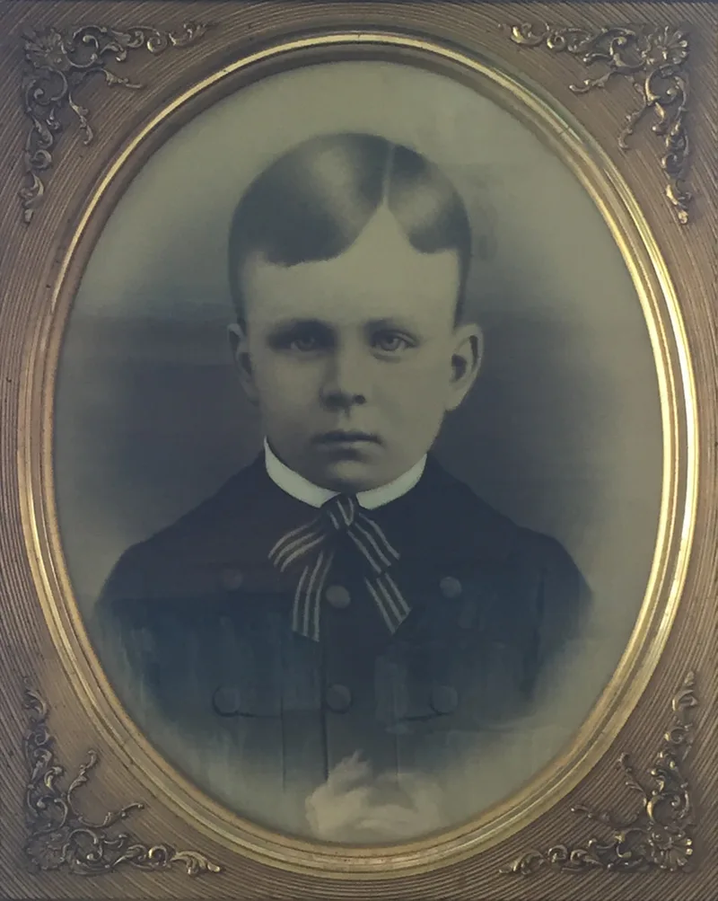 Portrait of Harry Griffith as a child
